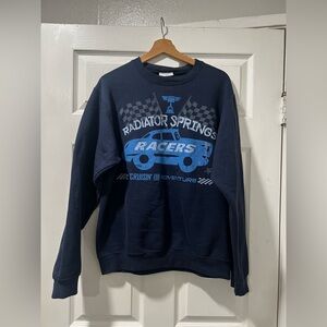 Disney Radiator Springs Racers Men's Blue Sweater
